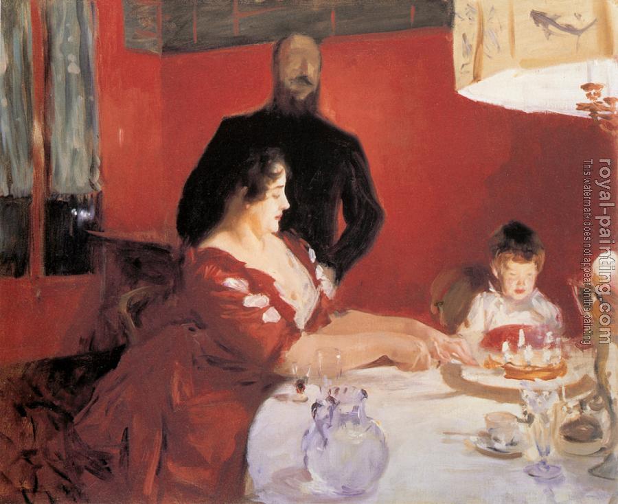 John Singer Sargent : Fete Familiale,The Birthday Party